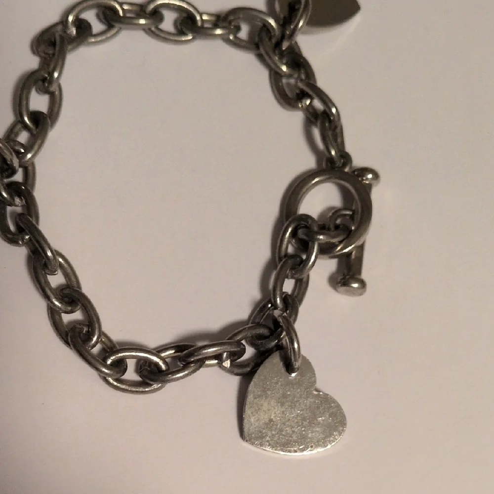 Silver Heart‎ Charm Bracelet